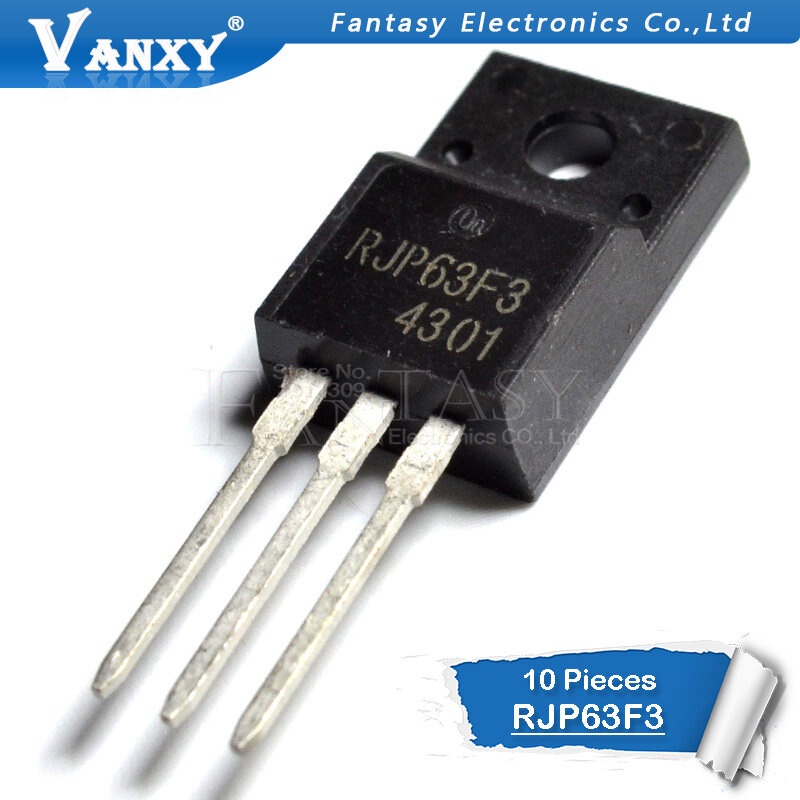 10pcs RJP63F3 TO-220F RJP63F3DPP TO-220 RJP63F3A TO220F RJP63F3ADPP ใหม่บน