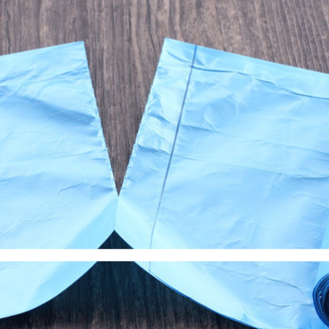 พร้อมส่ง  ถุงขยะ พกพา ถุงขยะใบขนาด 45×50cm  1แพ็ค5ม้วน เนื้อเหนียว ไม่สกปรก - รูปที่ 4