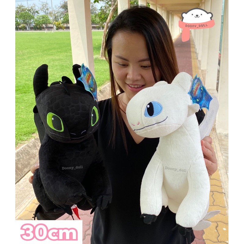 📍ถูกที่สุด!!!📍ตุ๊กตาเขี้ยวกุด เพลิงนิล เพลิงนวล ขนาด 12/15/20 นิ้ว เป็นงานลิขสิทธิ์แท้💯%  How to train your dragon - รูปที่ 7