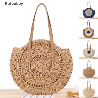 [Rut] Straw Beach Bags Tote Tassels Bag Hobo Summer Handwoven Shoulder Bags Purse COD