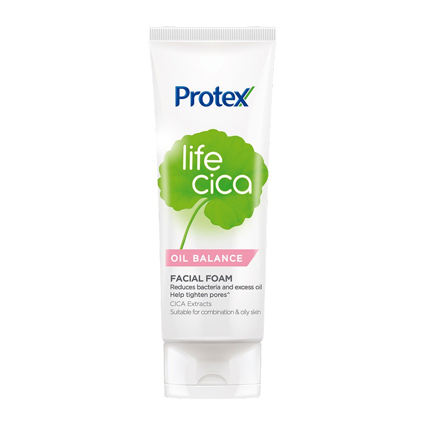 โพรเทคส์ โฟมล้างหน้า ออยล์ บาลานซ์ 100 กรัม PROTEX LIFE CICA OIL BALANCE FACIAL FOAM 100 G.