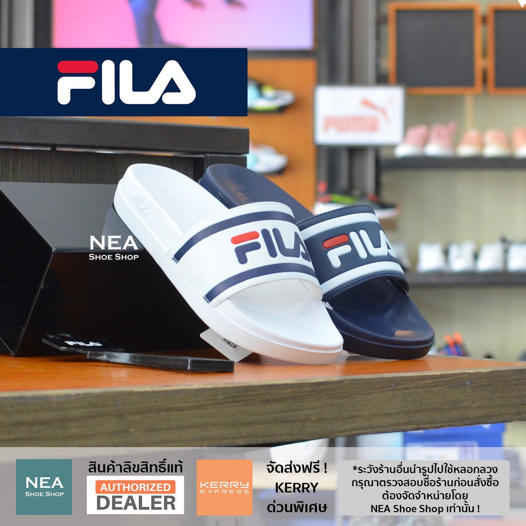 [ลิขสิทธิ์แท้] Fila Pure Sandal [U] NEA รองเท้า แตะ ฟิล่า แท้ ได้ทั้งชาย หญิง