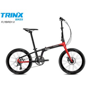 *ผ่อนได้ คอยน์คืน* TRINX FLYBIRD 1.0 จักรยานพับได้ 8 สปีด ดิสเบรค