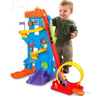 รถไฟเหาะตีลังกา Fisher Price Little People Wheelies Loops ‘n Swoops Amusement Park