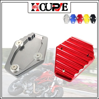 For DUCATI MONSTER 795 796 821 1200 1200S Multistrada 1200 Motorcycle CNC Kickstand Foot Side Stand Extension Pad Suppor