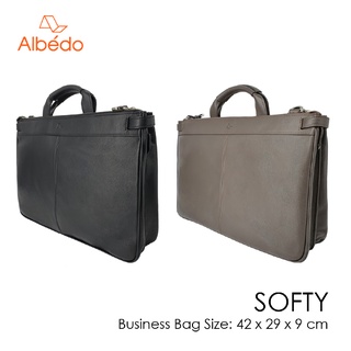 [Albedo] SOFTY BUSINESS BAG กระเป๋าเอกสาร/กระเป๋าคอมพิวเตอร์/กระเป๋าถือ/กระเป๋าหิ้วเอกสาร รุ่น SOFTY - SY04299/SY04279