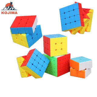 KOJIMA  รูบิค 2X2 3x3 4x4 ลื่นหัวแตก แบบเคลือบสี ไม่ลื่นคืนเงิน รูบิด รูบิก ลูกบิด ลูบิก ของเล่นฝึกสมอง Rubik's Cube