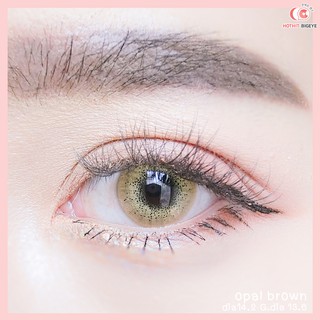 คอนแทคเลนส์  Opal น้ำตาล  พร้อมส่งแบบปกติ และค่าสายตาสั้น 0.00- 7.00 (สายตาที่มีในลิสกดสั่งได้เลยค่า)