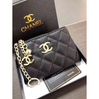 กระเป๋าใส่เหรียญ chanel ใส่บัตร แบบพกพา