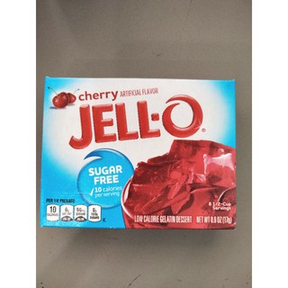 Jell-o Cherry Sugar Free 17g