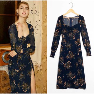 พร้อมส่ง English Blossom Dress