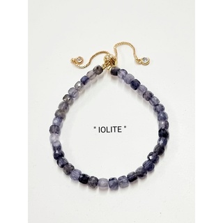 ข้อมือลูกเต๋า"IOLITE "ไอโอไลท์"