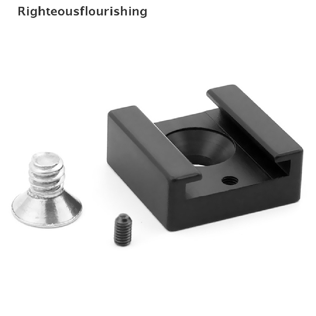Righteousflourishing / อะแดปเตอร์เมาท์ขาตั้งสําหรับไมโครโฟนแฟลชกล้อง #7