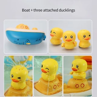 ✿COD✿Bath Toy ของเล่นอาบน้ำเป็ดน้อยสีเหลือง สปริงเกลอร์ไฟฟ้า ของเล่นอาบน้ำเด็ก