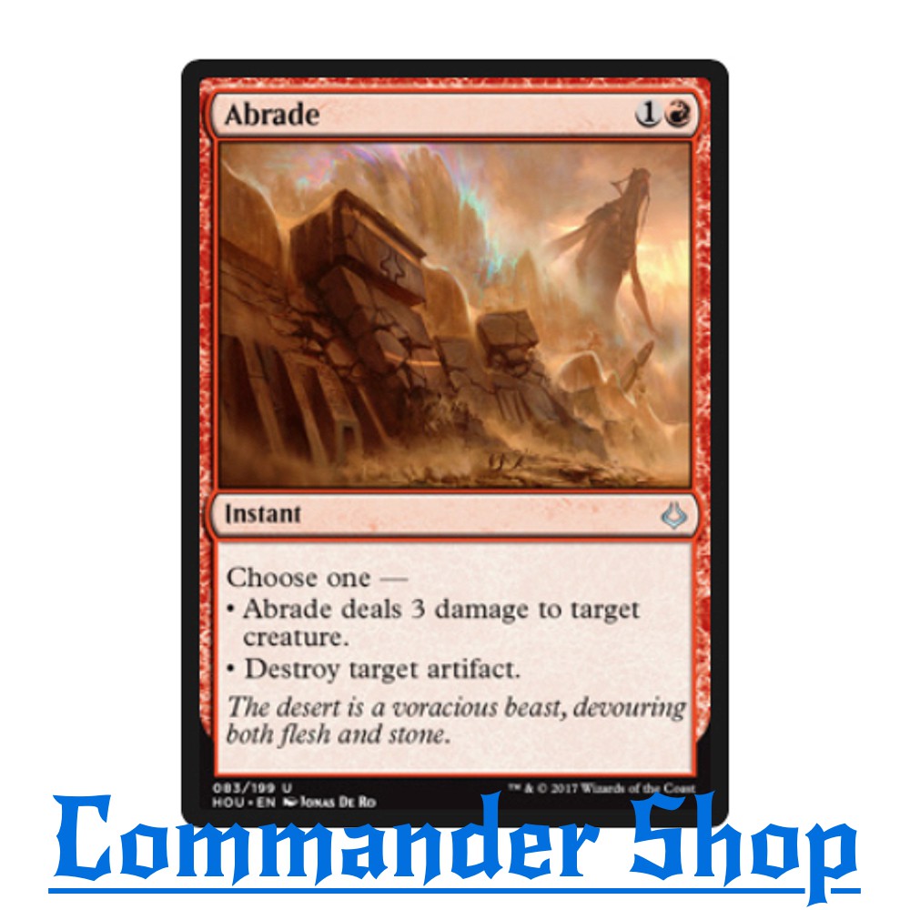 Abrade (Instant) Red การ์ด Magic The Gathering (MTG)