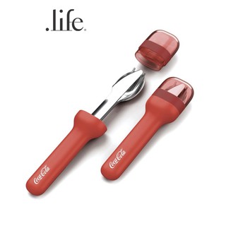 Zoku ชุดอุปกรณ์ ช้อน ส้อม และ มีด Coca-Cola Pocket Utensils by dotlife