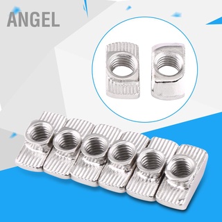 ANGEL 50pcs T slot Hammer Head Nut Zinc Plated Carbon Steel Fastener For Aluminum Profile