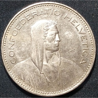 สวิสเซอร์แลนด์ (Switzerland), ปี 1968-2021, 5 Francs