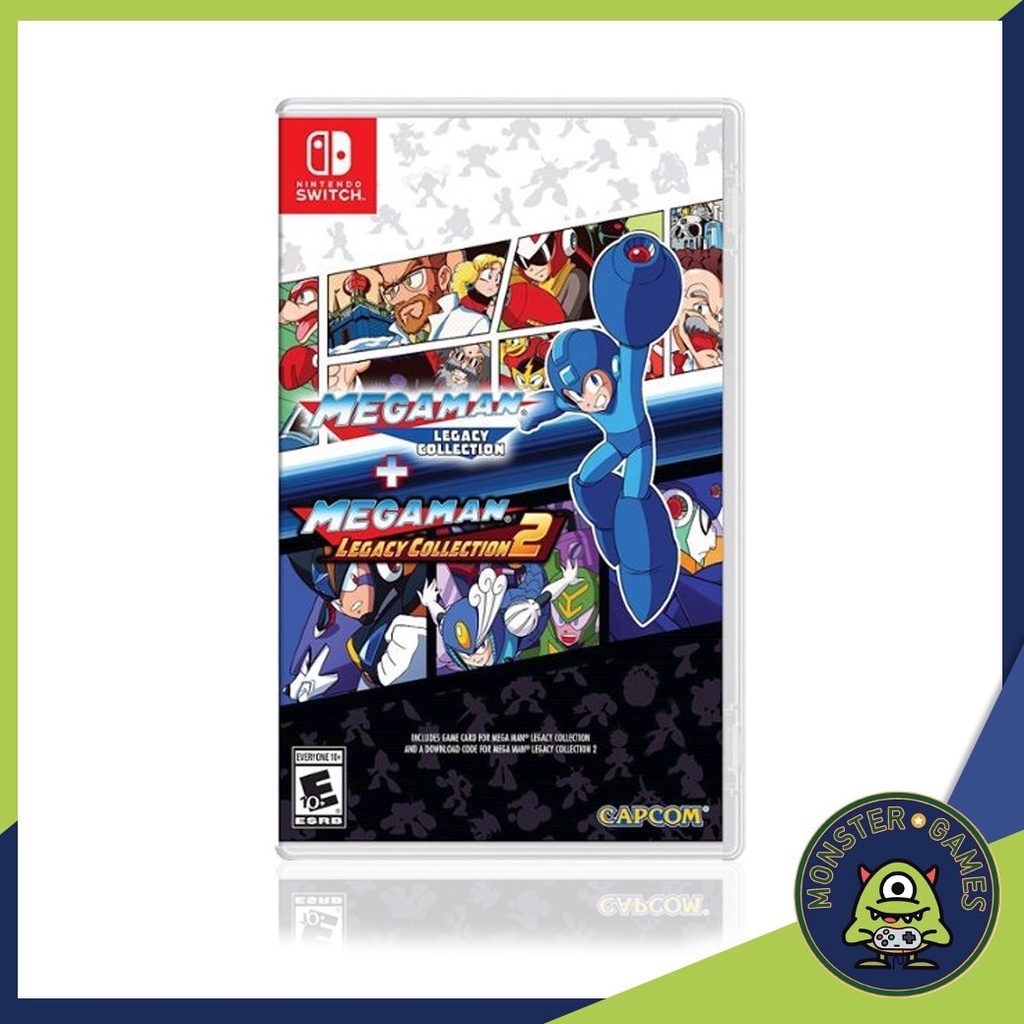 Megaman Legacy Collection + Collection 2 Nintendo Switch Game แผ่นแท้มือ1!!!!! (Rockman Collection Switch)