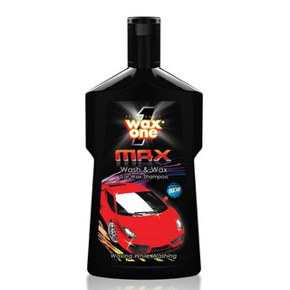 WAX ONE MAX แชมพูและเคลือบเงา 2IN1 ขนาด 600ml.