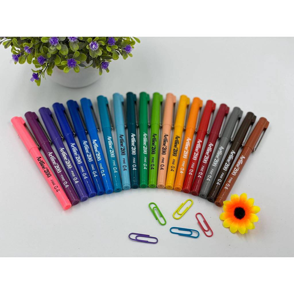 ปากกาสี ปากกาหัวเข็ม Artline 200