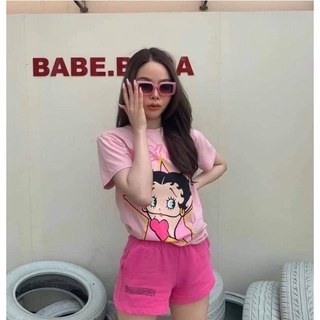 เสื้อยืด betty boop คิ้วมากกก