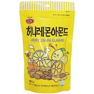 Gilim Toms Farm Korean Seasoned Almonds Honey Lemon Almond 210g  กิลิมทอมส์ฟาร์มอัลมอนด์ปรุงรสจากเกาหลีฮันนี่เลมอนอัลมอ