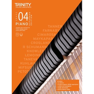 หนังสือเปียโน Trinity Piano Exams 2021-2023 Grade 4 Extended