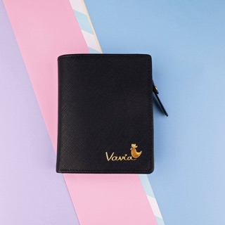 กระเป๋าสตางค์ รุ่น Pocket Book สีดำ หนังแท้ Saffiano &amp;Nappa