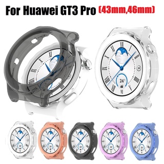 เคส Huawei watch GT 3 pro Case 43mm 46mm Clear TPU Shockproof Huawei GT 3 pro Case Soft Ultra-thin เคส Huawei GT3 pro Case