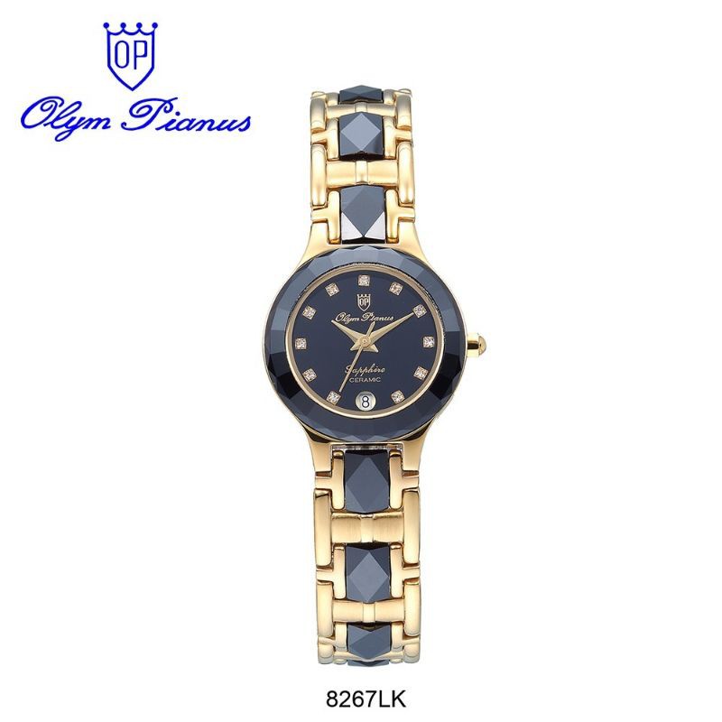 Olym Pianus [OP] นาฬิกาผู้หญิง รุ่น 82671LK ( รับประกัน1ปีเต็ม)