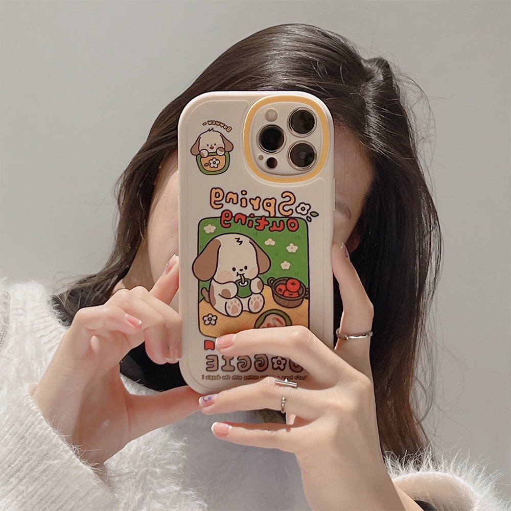 เคสโทรศัพท์มือถือซิลิโคน TPU ลายสุนัขปิกนิก สําหรับ iPhone 11 7Plus 8Plus Xr XS Max 13 12 Pro Max 12promax 8p 11