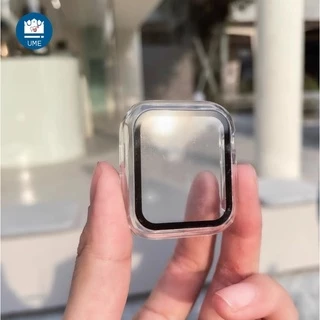 เคส กันรอยสำหรับ watch 11 10 9 8 7 se สำหรับ iwatch case (ใส่ได้เลยโดยไม่ต้องติดฟิล์มกระจก) 38/40/42/44/46/49mm เคสกระจก