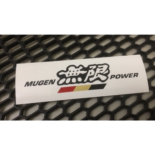 MUGEN POWER  (10 cm.) ติดสปอยเลอร์ Wing สติกเกอร์Oracal สติกเกอร์ไดคัท สติกเกอร์แต่งรถ Honda JDM สไตล์