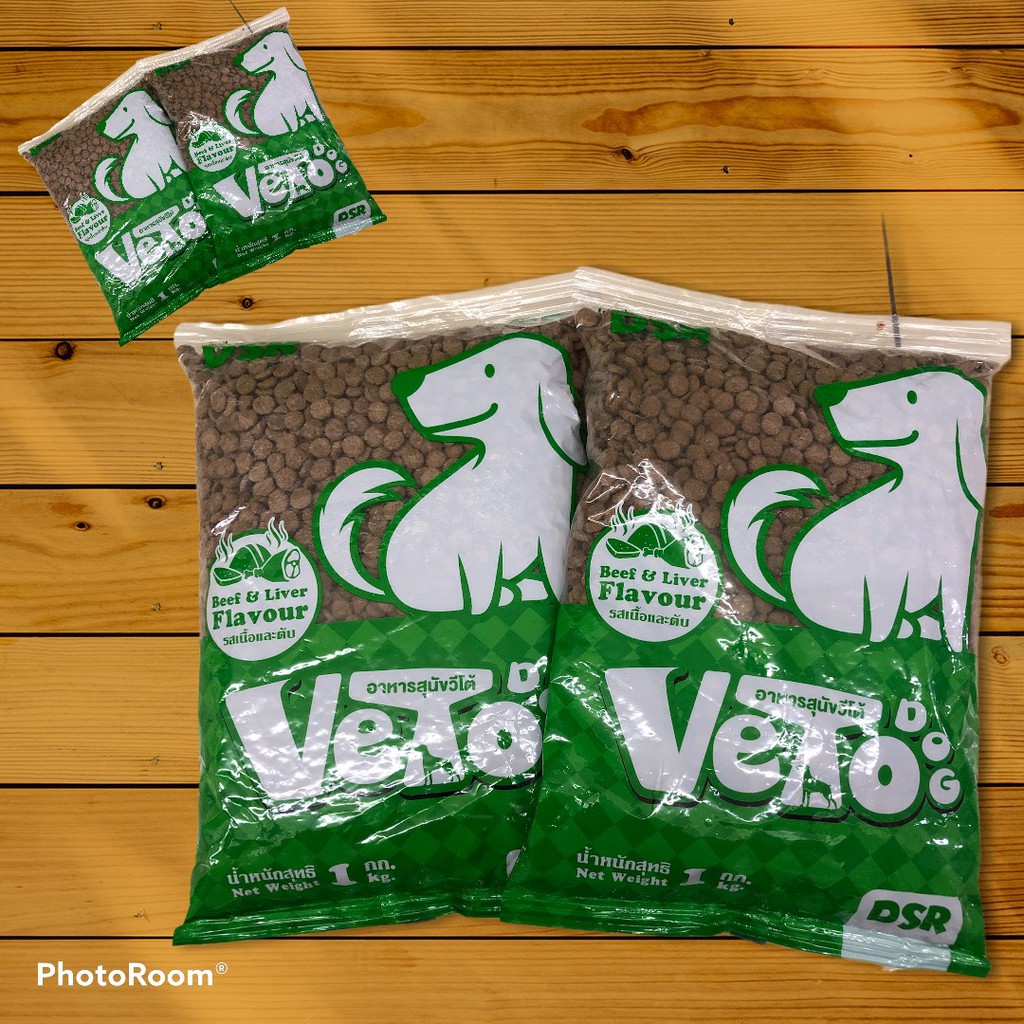 Veto อาหารสุนัขโต รสเนื้อตับ 1kg