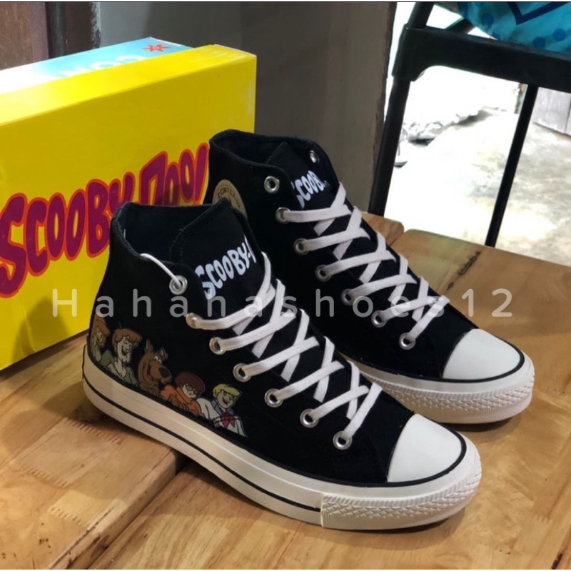 รองเท้า CONVERSE 70S X SCOOBY DOO BLACK & WHITE ใหม่ล่าสุด