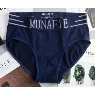 #071 ไม่มีถุง Boxerชาย แบรนด์Munafie ขอบตัดสี ผ้านิ่มใส่สบาย ไม่อึดอัด COK