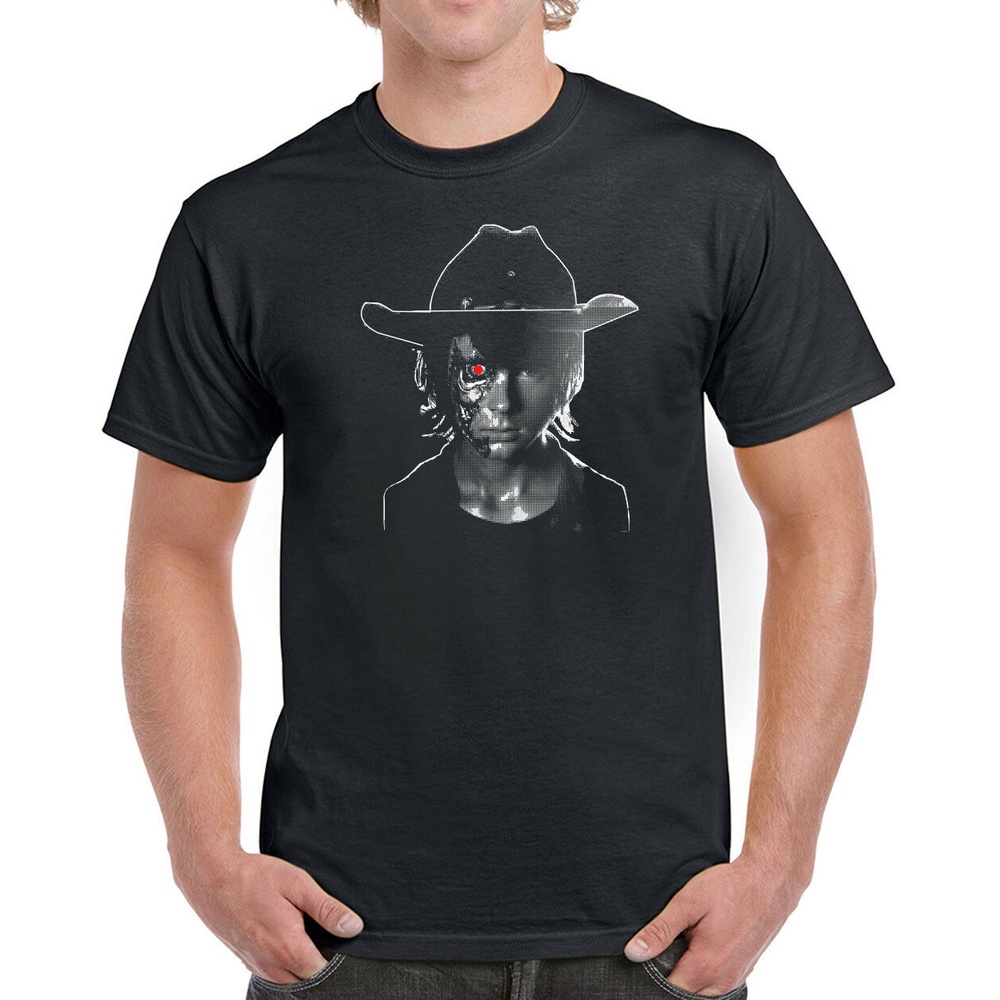 Karl Terminator Mens Tshirt ตลกเดิน Zombie Apocalypse Dead Grimes