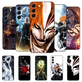 เคสโทรศัพท์ซิลิโคน Tpu แบบนิ่ม ลายอนิเมะ Bleach สีดํา สําหรับ Samsung Galaxy S22 Plus Ultra S22 5G A13 4G LTE 5G