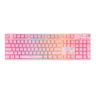 SIGNO Keyboard Optical BlueSW KB-741 PINK (2Y) (GMK-000494) คีย์บอร์ด