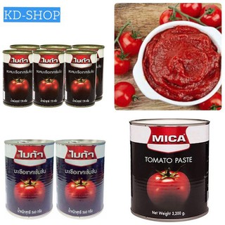 ไมก้า Mica (ค่าส่งถูกมาก) ซอสมะเขือเทศ ซอสมะเขือเทศเข้มข้น คีโต (Keto)  3 ขนาด Mica Tomato Paste