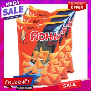 คอนเน่ ข้าวโพดอบกรอบ รสดั้งเดิม 56 กรัม x 3 ซอง Cornae Corn Snack Original 56 g x 3 Bags