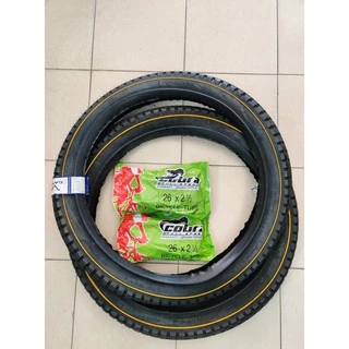 คุ้มค่าส่ง!!! ยางนอกรถเข็นใหญ่ 26x2 1/2 และยางนอกรถเข็นเล็ก 26x1 3/4 ใส่กับจักรยานโบราณได้