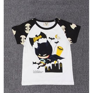 เสื้อเด็กผู้ชาย ลายแบทแมน