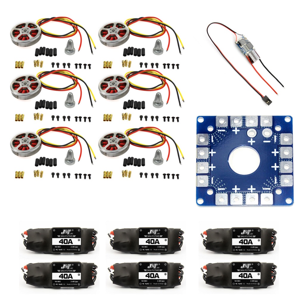 F05423A JMT 6axis 350KV Brushless Disk Motor High Thrust With Mount