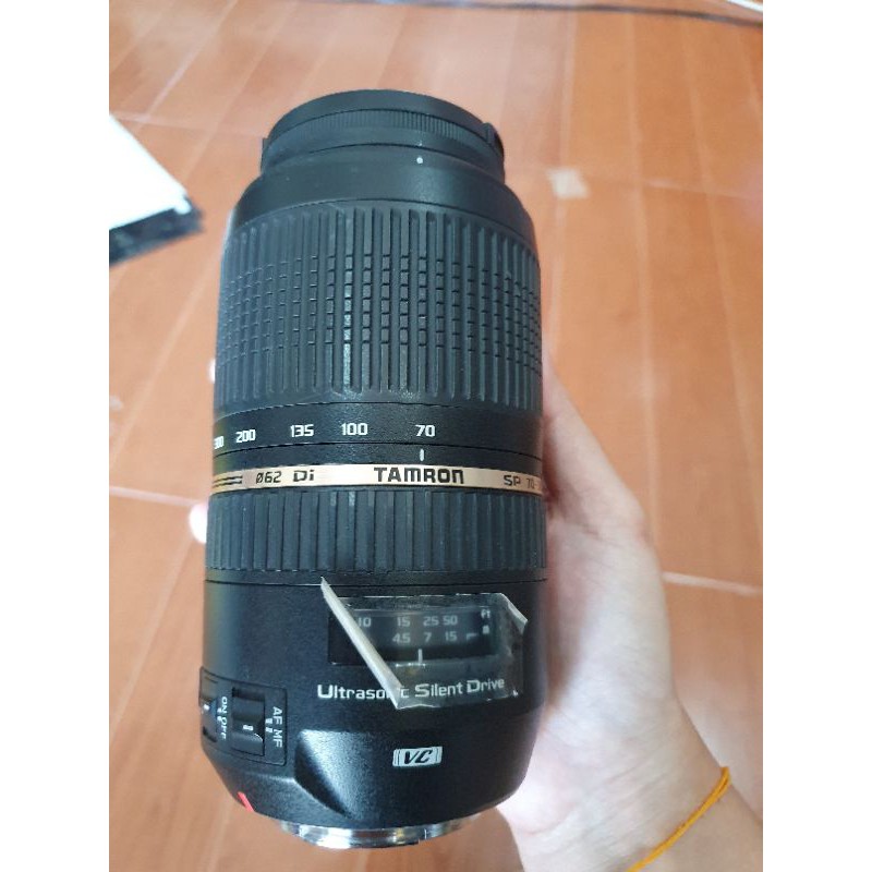 ขายเลนส์มือสอง Tamron 70-300mm f4-5.6 Di VC USD for CANON แถมฟิวเตอร์ Hoya 62 มิล