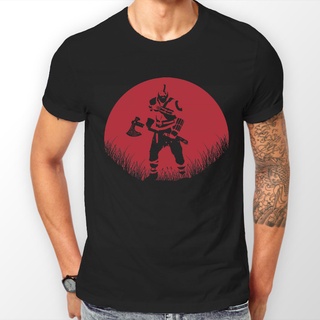 ขายดี!ขายดี เสื้อยืด พิมพ์ลาย Kratos God of War 4 Red Moon GOW PS4 Gamer Tee LLicbl13JNhkjh64S-5XL