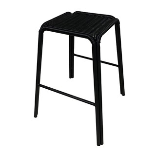 เก้าอี้บาร์หวาย FONTE รุ่น 152.057 ขนาด 52 x 52 x 70 ซม. สีดำ