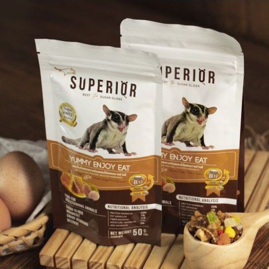 Superior Enjoy 150 กรัม อาหารเม็ดผสมสำหรับ ชูการ์ไกลเดอร์
