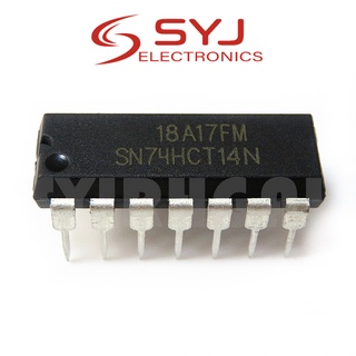 มีสินค้า วงจรรวม DIP-14 74HCT14N SN74HCT14 74HCT14 74HCT14N 10 ชิ้น